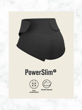 NWOT | LEONISA Firm Compression Postpartum Panty Belly Wrap Black XL